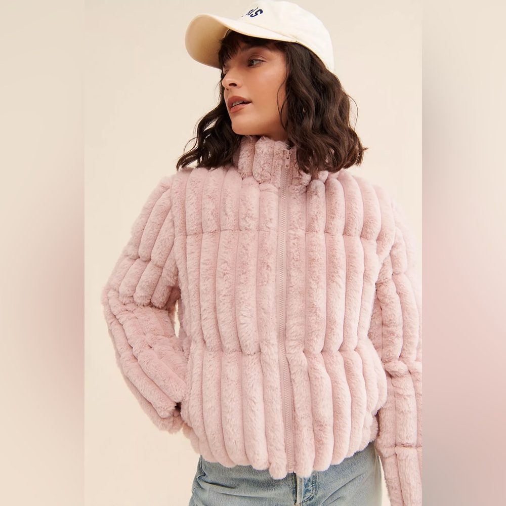 Anthropologie Ruf By Urf Fauxrocious Faux Fur Puffer Size XS